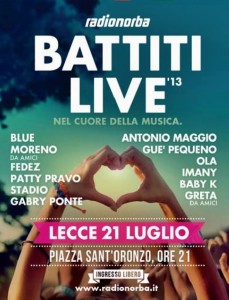 Battiti live Lecce 2013