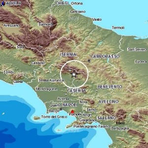 mappa terremoto Campania