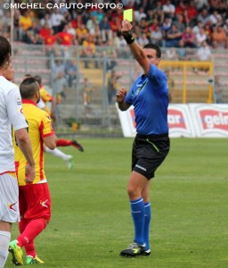 ammonizione Miccoli col Benevento play-off