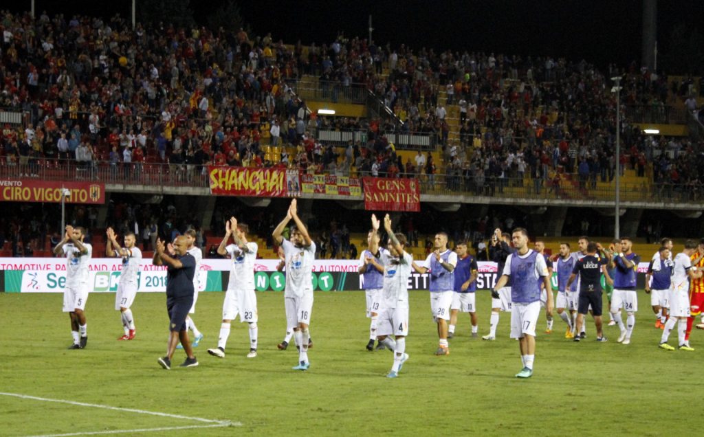 highlights Benevento-Lecce 3-3