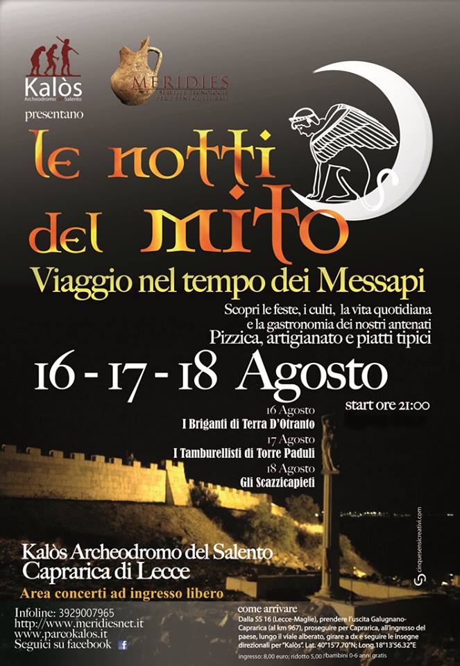 Le notti del mito, Viaggio nel tempo dei Messapi