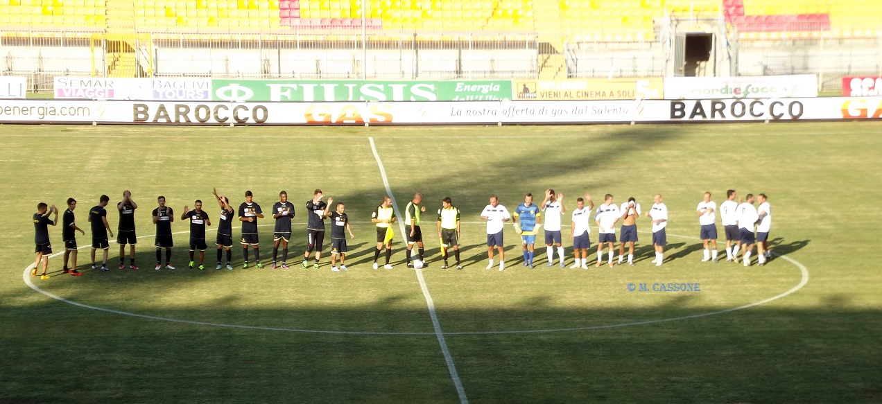 Il Lecce vince 4-0 ma applausi ad un buon Novoli