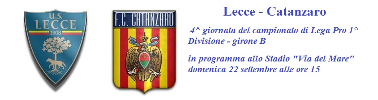 Lecce-Catanzaro tra dubbi e incertezze le probabili formazioni