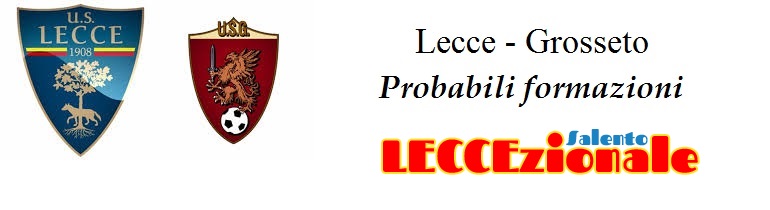 Lecce-Grosseto: le probabili formazioni