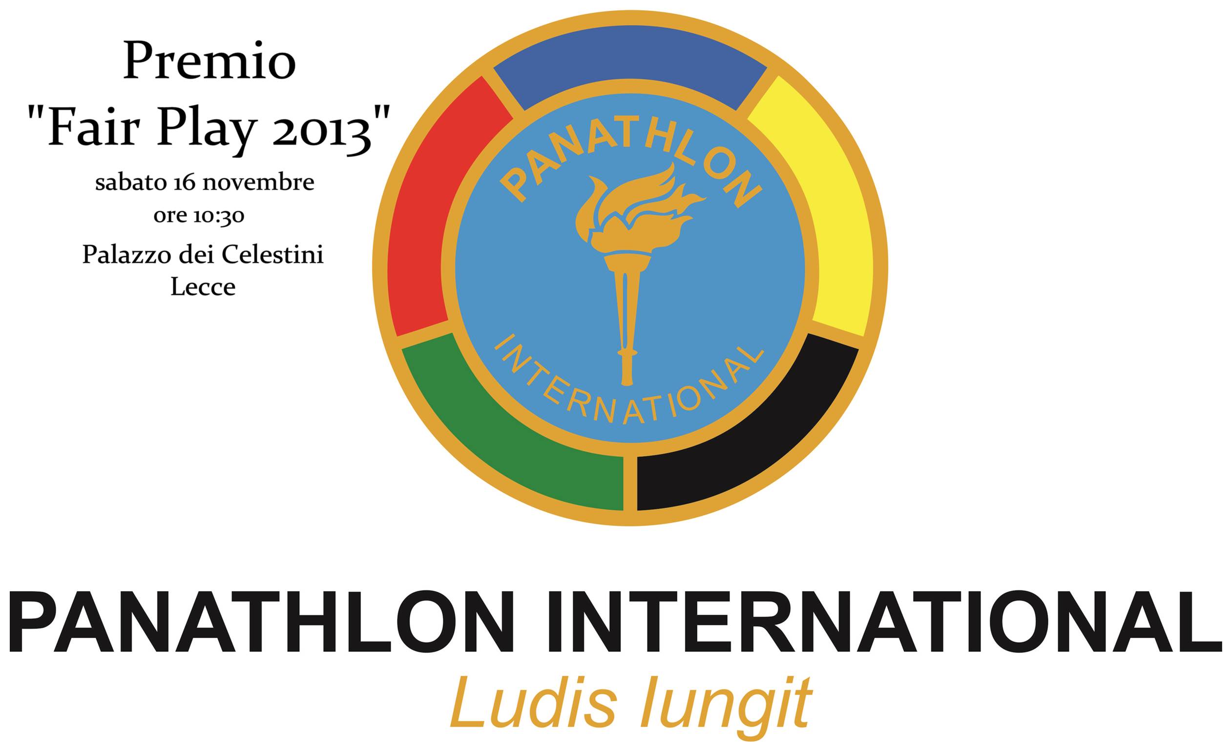 Premio Fair Play 2013 Panathlon