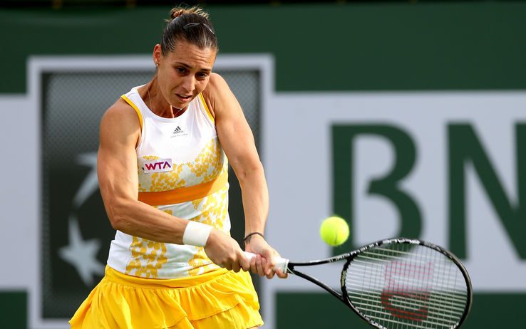 Tennis, a Sofia la Pennetta in semifinale