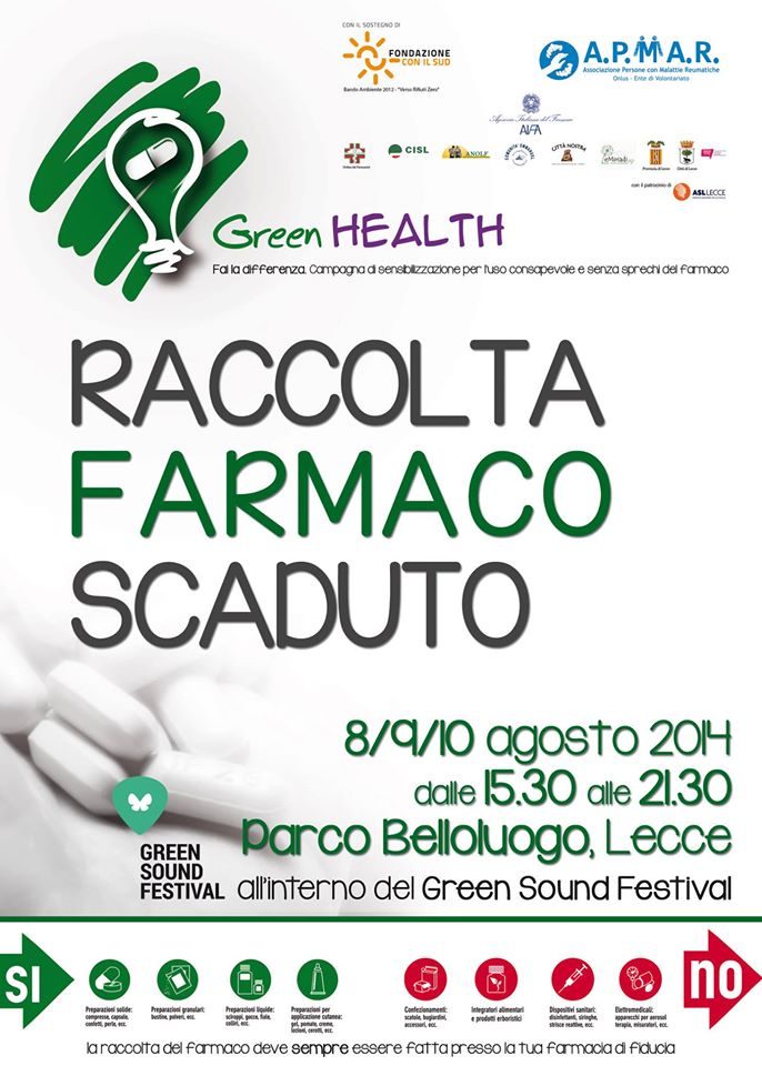 Raccolta farmaci scaduti a Lecce