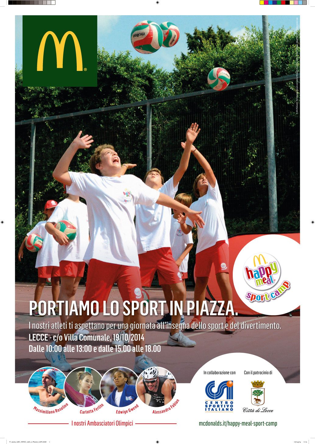 Al via “Sport in piazza” con McDonald’s