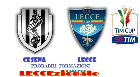 Cesena-Lecce: le probabili formazioni