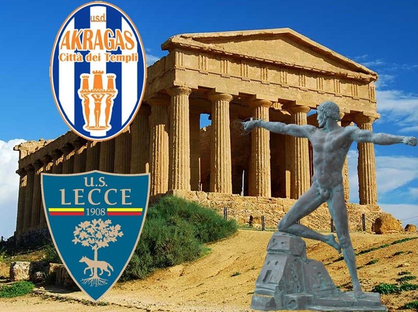 Akragas, tra templi ed eroi: il Lecce sfida l’antica Grecia