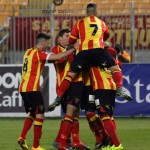 esultanza Lecce- Juve Stabia