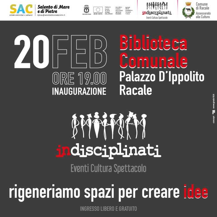 S’inaugura la Biblioteca Comunale a Racale