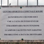 Centro Sportivo S. Massimiliano Kolbe cartello