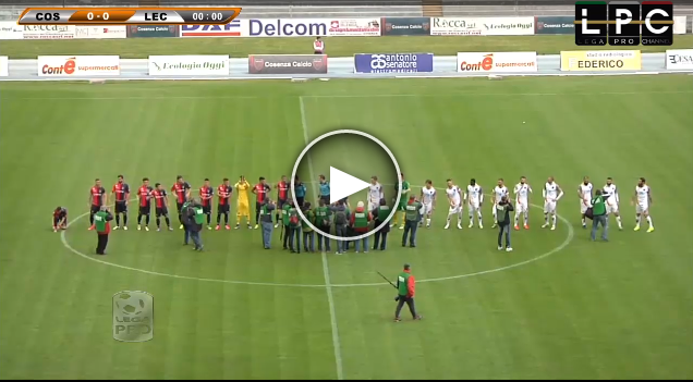 Cosenza-Lecce 3-4, gli highlights