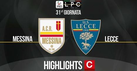 Gli highlights di Messina-Lecce 1-1