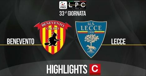 Benevento-Lecce, gli highlights