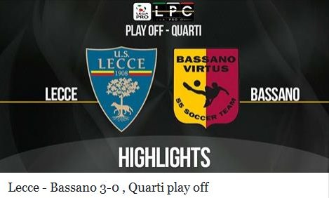 Gli highlights di Lecce-Bassano