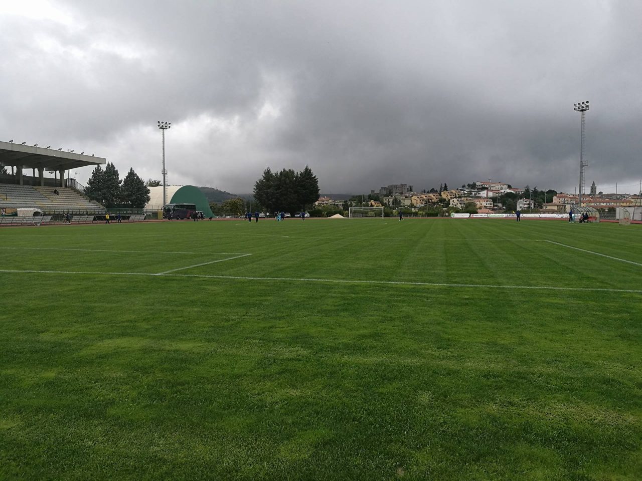 Qui Melfi: cielo grigio e pioggerella