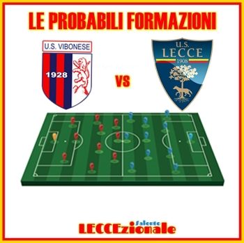 Vibonese-Lecce: le probabili formazioni