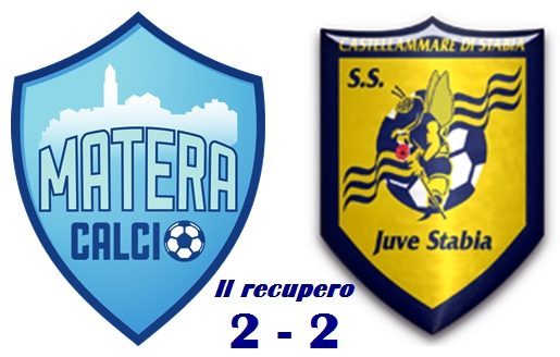 Matera-Juve Stabia finisce 2-2