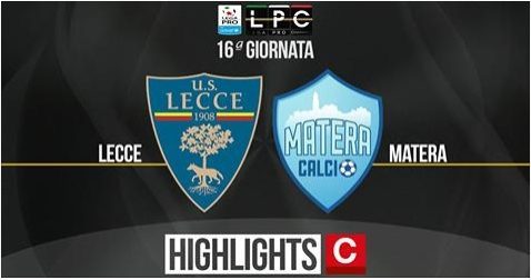 Lecce-Matera 0-3: gli highlights