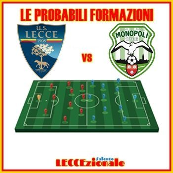 Lecce-Monopoli, le probabili formazioni