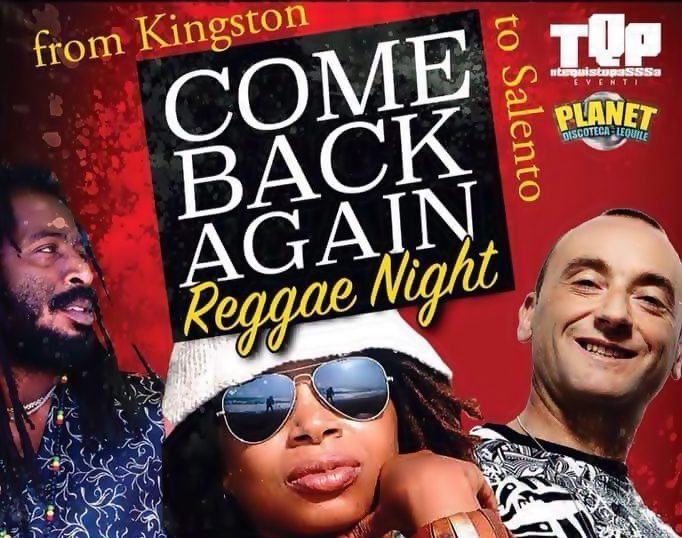 “Come Back Again Reggae Night” con Terron Fabio, Isha Bel e Wild Life