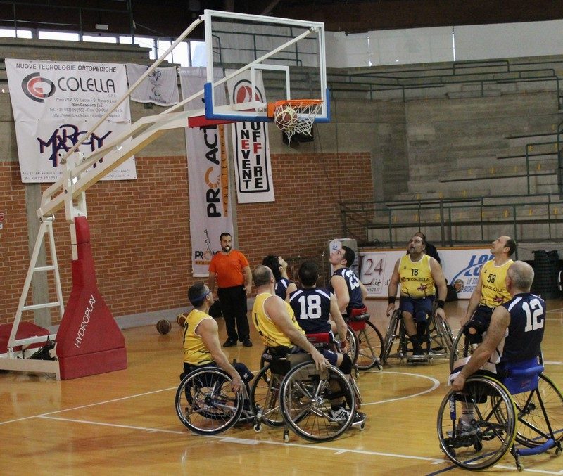 Basket in carrozzina: col Foligno settima vittoria per la Lupiae Team Salento