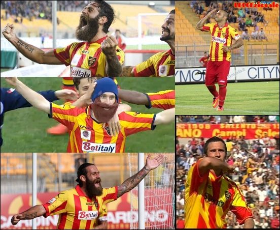 VIDEO- Il Lecce e le originali esultanze