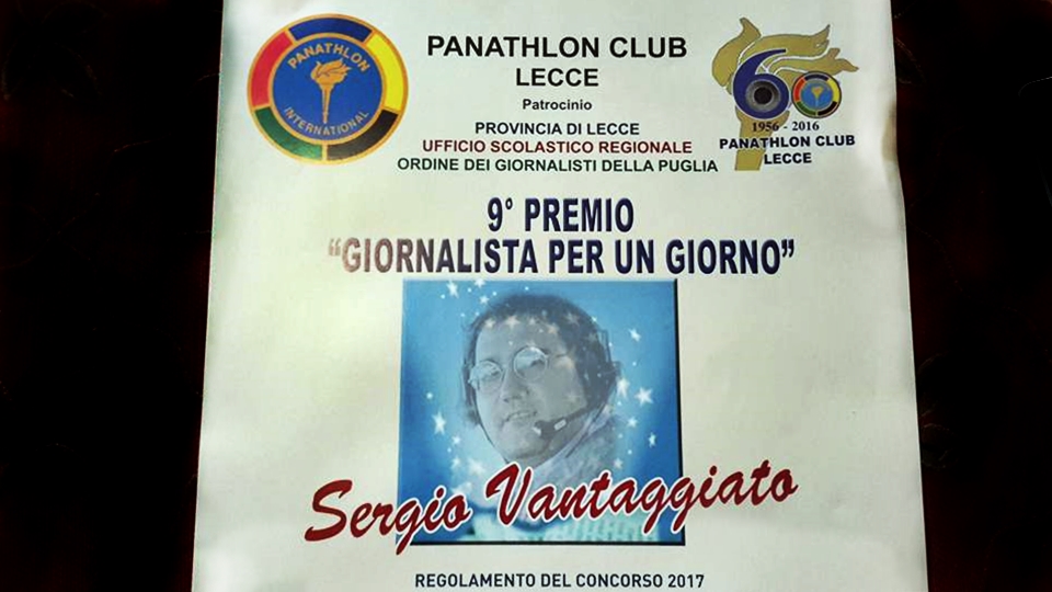 9° Concorso “Giornalista per un giorno – Sergio Vantaggiato”: i vincitori