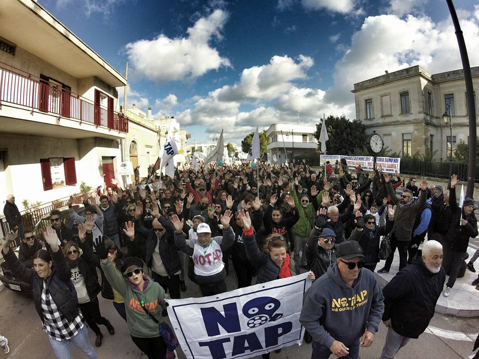 Domani a Lecce il corteo dei No Tap