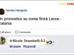 Strambelli, un profilo fake crea battibecchi tra tifosi leccesi e catanesi