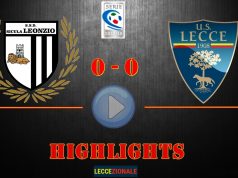 Sicula Leonzio-Lecce 0-0, gli highlights