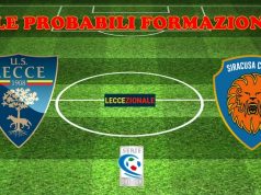Lecce-Siracusa, le probabili formazioni