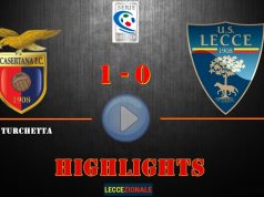 Casertana-Lecce 1-0, gli highlights