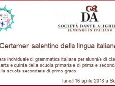 A Surbo il 1° Certamen salentino della lingua italiana