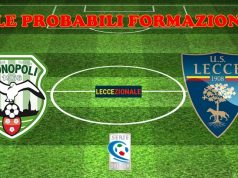 Monopoli-Lecce, le probabili formazioni
