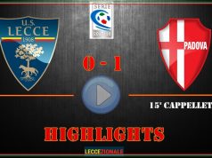 Lecce-Padova 0-1, gli highlights