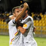 mancosu esulta a benevento