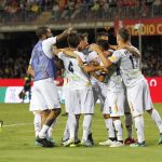 Falco non esulta dopo il gol al Benevento