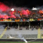 Curva Nord con fumogeni – Lecce-Salernitana 2-2
