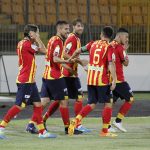 esultanza Lecce-Salernitana 2-2