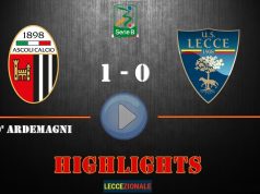 Ascoli-Lecce 1-0, gli highlights