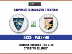 Lecce-Palermo, il tabellino. Bovo out, gioca Marino