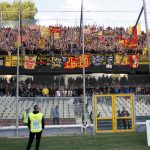 tifosi del lecce a Foggia 27-10-2018