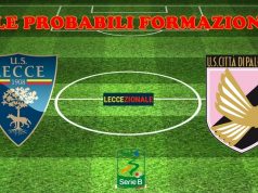 Lecce-Palermo, le probabili formazioni