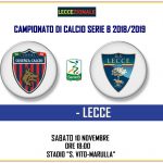 Cosenza-Lecce – TRASFERTA