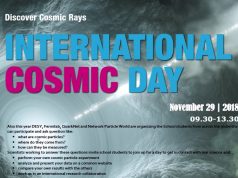 Anche a Unisalento l’International Cosmic Day 2018