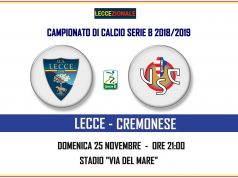 Lecce-Cremonsese, il tabellino