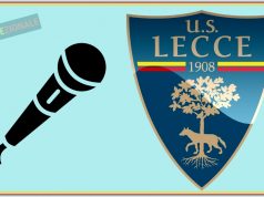 Attivazione servizio audio descrittivo per i tifosi ciechi e ipovedenti microfono conferenza intervista Lecce